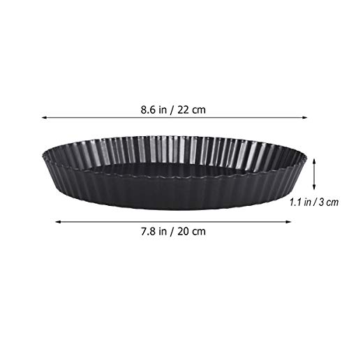 Pixnor Molde quiche Molde para tarta con fondo desmontable 20CM