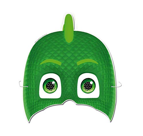 PJ Masks 0551, Pack 12 caretas, Multicolor para Fiestas y cumpleaños