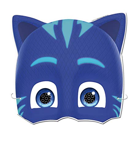 PJ Masks 0551, Pack 12 caretas, Multicolor para Fiestas y cumpleaños