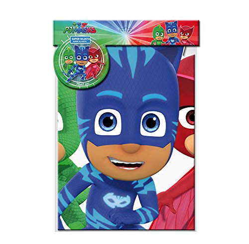 PJ Masks- Supe silueta para decoración de fiestas (Verbetena 016001316) , color/modelo surtido