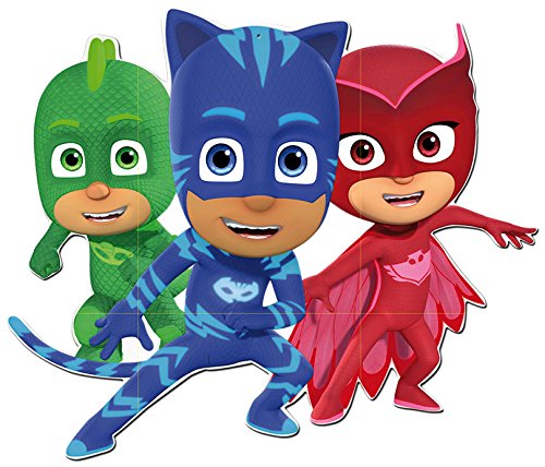 PJ Masks- Supe silueta para decoración de fiestas (Verbetena 016001316) , color/modelo surtido