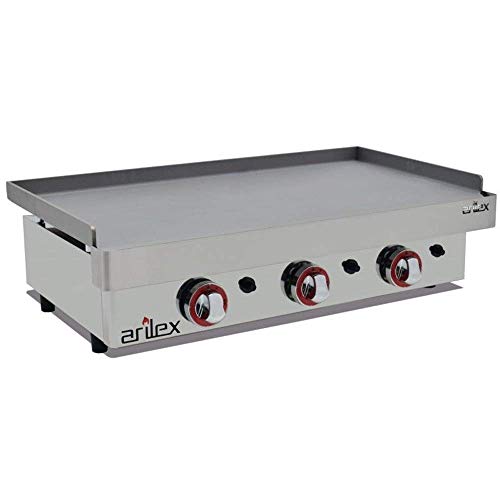 PLANCHA A GAS PROFESIONAL DE 80 CM 9,6 KW PARA BARES Y RESTAURANTES