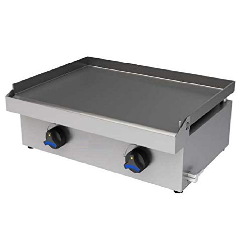 Plancha profesional a gas especial hosteleria bar, placa 8mm.