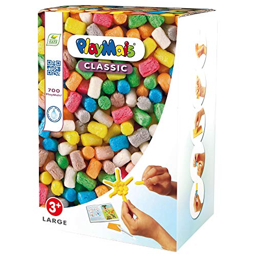 PlayMais - Caja de material para moldear en colores variados tamaño grande (aprox. 700 unidades) [Importado de Alemania]