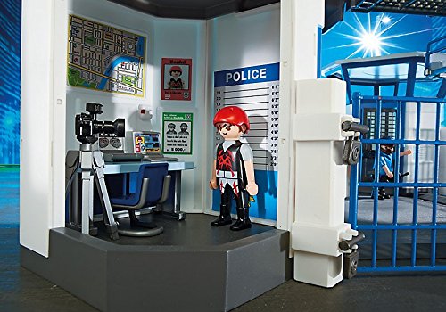 PLAYMOBIL City Action Comisaría de Policía con Prisión, a Partir de 5 Años (6919)