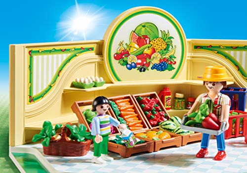 PLAYMOBIL City Life Tienda de Frutas y Verduras, A partir de 5 años (9403) , color/modelo surtido