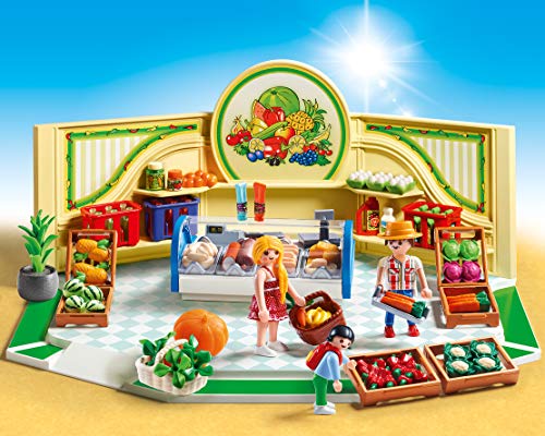 PLAYMOBIL City Life Tienda de Frutas y Verduras, A partir de 5 años (9403) , color/modelo surtido