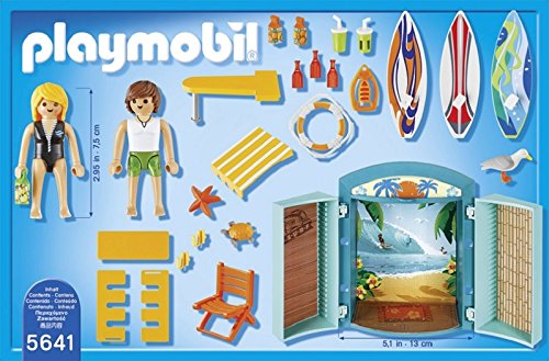 PLAYMOBIL- Cofre Tienda Surf, única (5641)