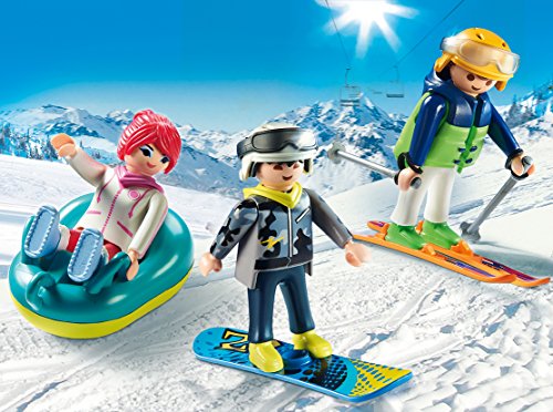 PLAYMOBIL- Deportes de Invierno Figuras de Juguete, Multicolor, única (9286)