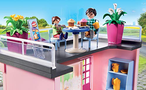 Playmobil - Mi cafe favorito, Playset de Figuras, Color Multicolor, 70015