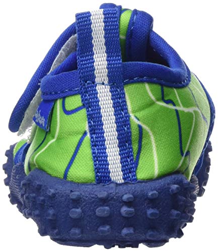 Playshoes Zapatillas de Playa con protección UV Foca, Zapatos de Agua Unisex Niños, Azul (Blau/Gruen 791), 20/21 EU