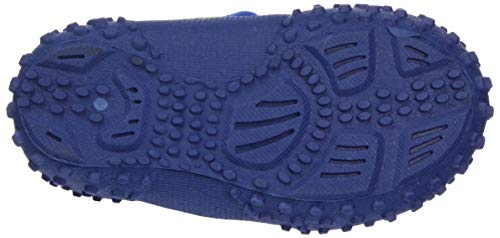 Playshoes Zapatillas de Playa con protección UV Foca, Zapatos de Agua Unisex Niños, Azul (Blau/Gruen 791), 20/21 EU