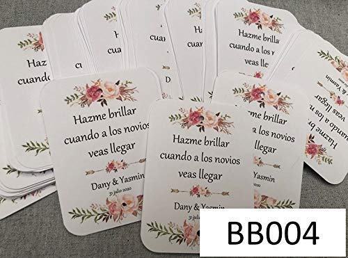 PORTA BENGALAS BODA.100 unidades. Detalles para invitados