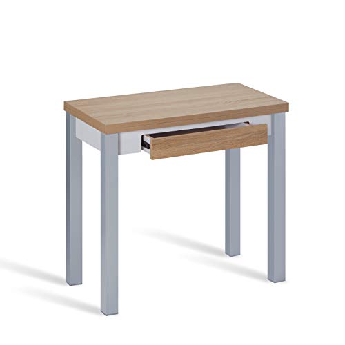 Portus Libro Mesa De Cocina, Melamina Natural, 80 X 40