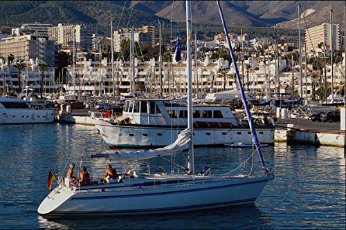 Póster de Benalmádena Costa Málaga (A4, 25,4 x 20,3 cm)