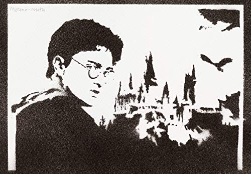 Poster Harry Potter Grafiti Hecho a Mano - Handmade Street Art - Artwork