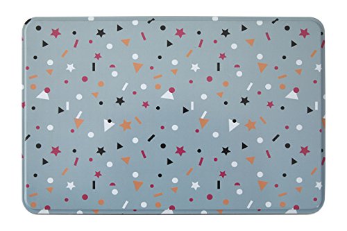 Premier Housewares – Stellar – Almacenamiento Rectangular, Conjunto de 2, Lata, Multi Color, 13 x 20 x 7 cm