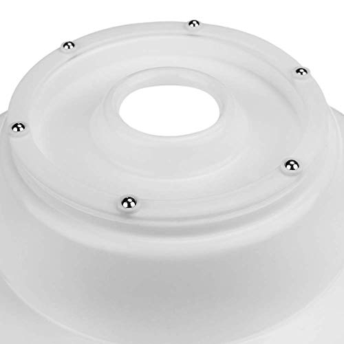 PrimeMatik - Base giratoria para Pasteles de 28 cm con espátulas. Plataforma Rotatoria de Color Blanco