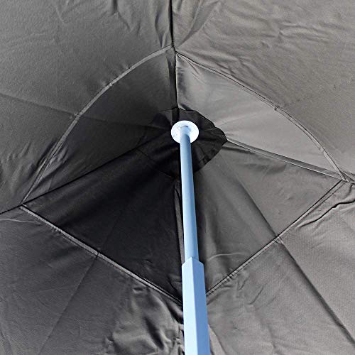 PrimeMatik - Carpa Plegable 300x450cm Tienda Negra con Telas Laterales