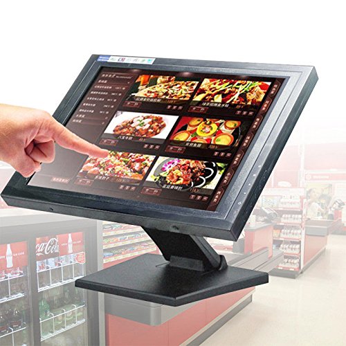 PRIT 15 Pulgadas POS Pantalla Táctil Monitor LCD Stand Monitor para Caja registradora Sistema