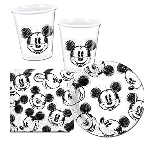 Procos 10115655 – Party Set Mickey Faces, S