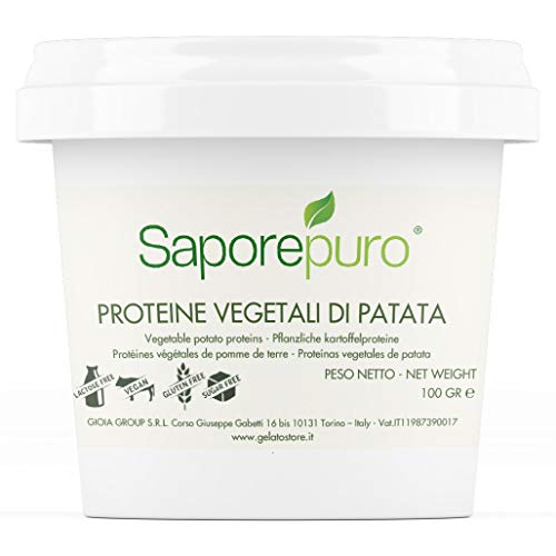 PROTEÍNAS DE PATATA VEGETAL - Ideal para helados y sorbetes VEGANOS - 100 GR - Agente de área