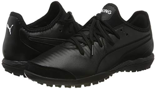 PUMA King Pro TT, Zapatillas de fútbol Unisex Adulto, Negro Black White, 44.5 EU