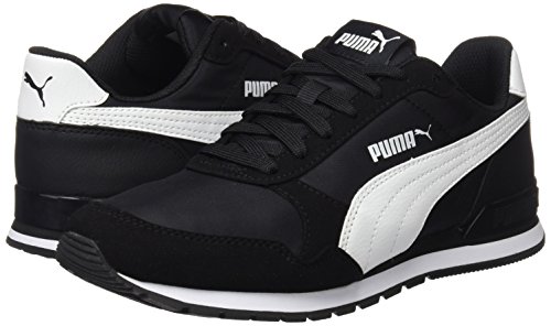 PUMA St Runner V2 NL, Zapatillas Unisex Adulto, Negro Black White, 43 EU