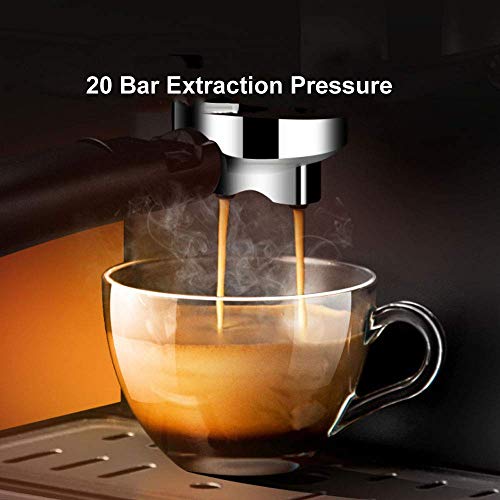 PXX Máquina de Café, Y 20 Bares Eléctrica Italiana Cafetera, Hogar Americano Del Café Express de la Máquina, Fancy Espuma de Leche Hacedor, Regalos para Los Amantes Del Café, 220V