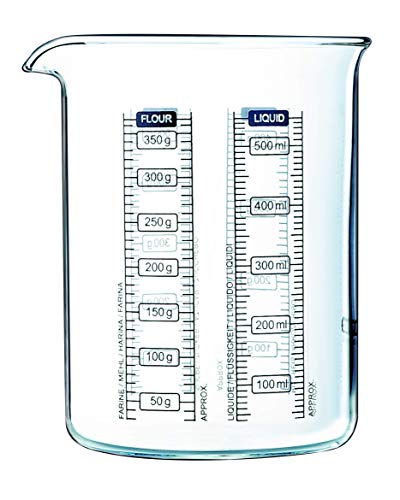 Pyrex Kitchen Lab - Vaso medidor, 500ml