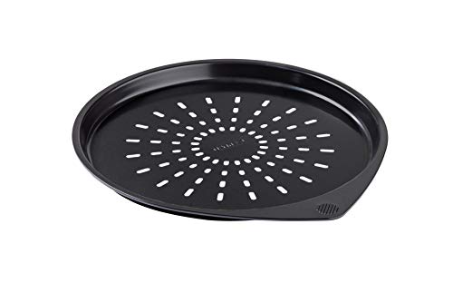 Pyrex Magic Bandeja de Horno para Pizza, Acero Inoxidable, Negro, 30 cm