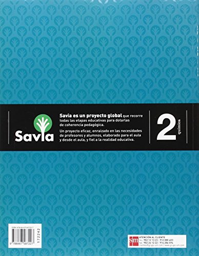 Química. 2 Bachillerato. Savia - 9788467587227