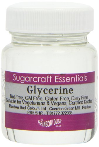 Rainbow Dust Glycerine Softener For Royal Icing Sugarcraft Sugar Substitute 50ml