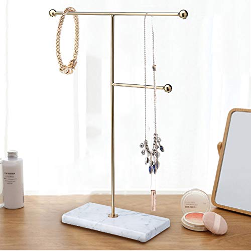 RanDal 2 Tamaños Nordic Style Jewelry Collar Holder Organizador Display T-Bar Decoraciones - S