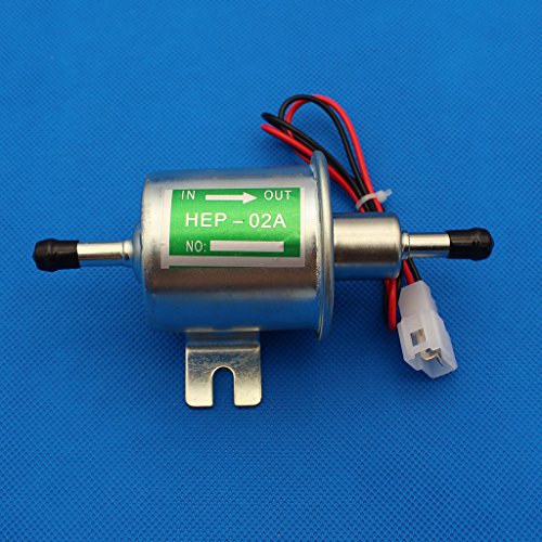 Raogoodcx HEP-02A – Bomba eléctrica de carburante universal, 12 V, baja presión, gasolina y diésel