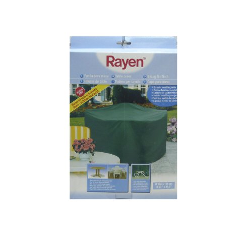 Rayen 6832.10 - Funda de Polietileno para Mesa de jardín, 160 x 100 centímetros, Color Verde