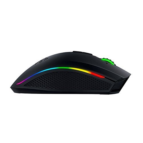 Razer Mamba Wireless - Ratón para Gaming (ergonómico, inalámbrico, para Esports, retroiluminación RGB, Sensor de hasta 16000 dpi, sensibilidad Ajustable, 9 Botones programables)