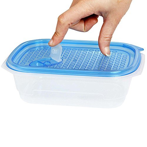 Recipiente para almacenar alimentos paquete de 10 con tapa hermética MyChoice Snap-On 750ml - A prueba de fugas y apto para su uso en el microondas, congelador y lavavajillas