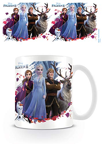 Redstring - Taza de desayuno Licencia Disney Grupo Frozen II de 315ml.