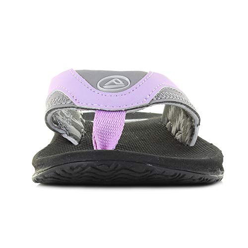 Reef Fanning, Chanclas para Mujer, Gris (Grey/Purple Gpp), 38.5 EU