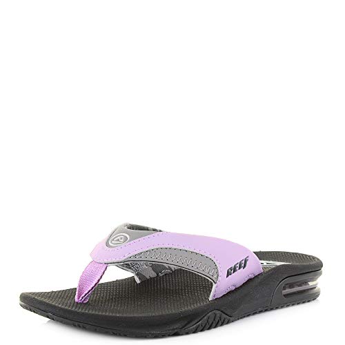 Reef Fanning, Chanclas para Mujer, Gris (Grey/Purple Gpp), 38.5 EU