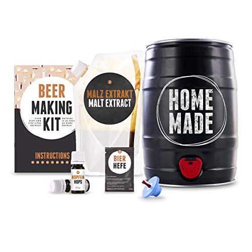 Regalos Originales Kit para elaborar Cerveza Estilo Oktoberfest en Casa - Producto de Alemania - Disfruta tu cerveza en sólo 7 días - Brewbarrel Braufässchen