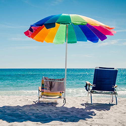 Relaxdays Base Sombrilla de Playa y Jardín para Clavar al Suelo para Palos de 25-40 mm, Polipropileno, Gris, 43 x 10 x 10 cm
