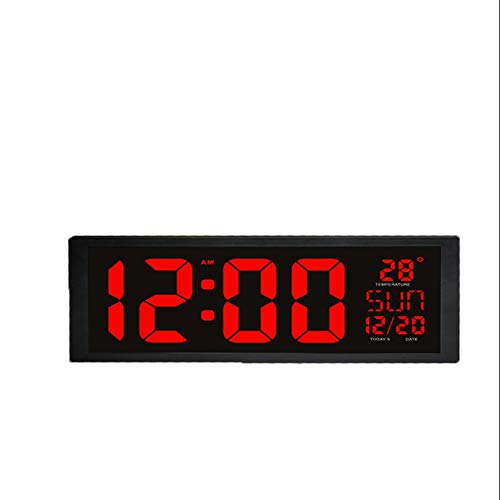 Reloj de Pared LED, Colgante de Pared de la Sala de Estar, Reloj de Escritorio, Pantalla Grande, Reloj Despertador Digital de Alta definición