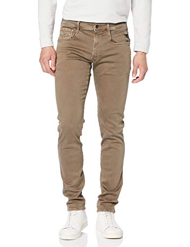 REPLAY Anbass Vaqueros Slim, Marrón (Brown 300), W32/L32 (Talla del Fabricante: 32) para Hombre