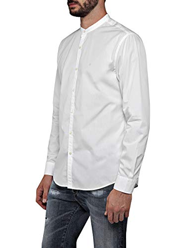 REPLAY M4948a.000.83214 Camisa, Blanco (White 1), XXX-Large para Hombre