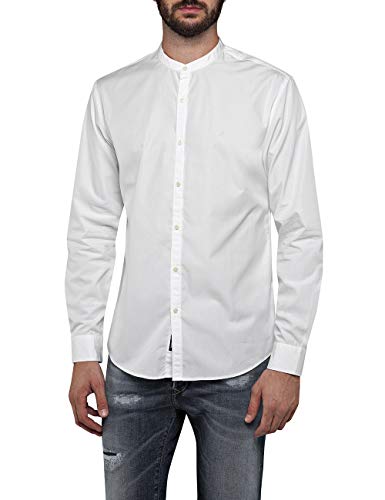 REPLAY M4948a.000.83214 Camisa, Blanco (White 1), XXX-Large para Hombre