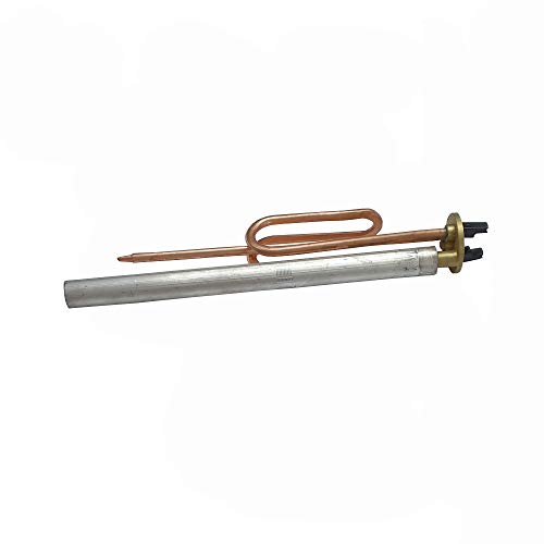 Resistencia termo TIPO COINTRA - CURVA COBRE - 1500W - 230V - L.280mm +-5mm + ANODO MAGNESIO 22X300 M8