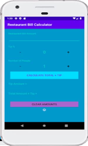 Restaurant Bill and Tip Calculator