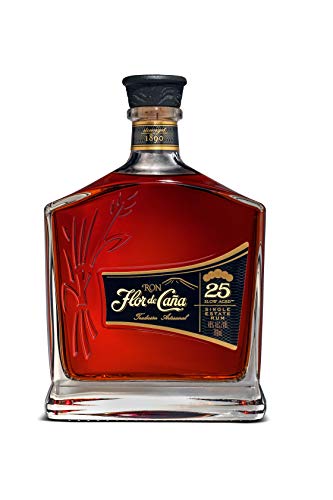 Ron Premium Flor de Caña 25 años - 1 botella de 70 cl